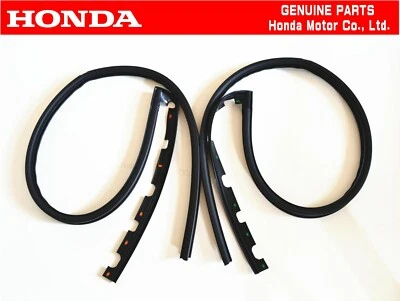 HONDA GENUINE 92-95 CIVIC EG6 SIR hatchback Front Door Sub Seal Set OEM Glass - Bild 1 von 2