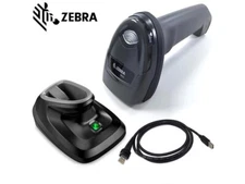 Zebra DS2278 Bluetooth Barcode Scanner Cradle Kit 1D/2D Wireless, 30ft Range NEW
