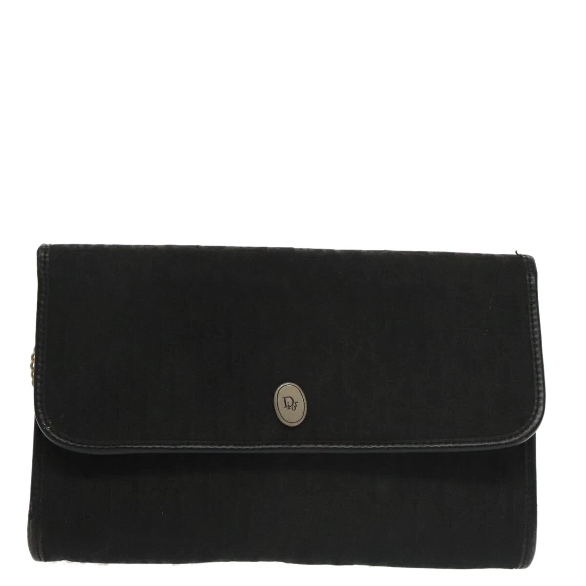Sac bandoulière Dior Trotter en toile noire authentique