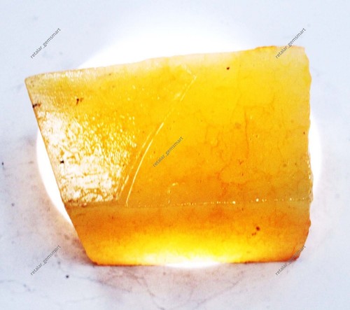 LOOSE GEMSTONE Huge Size Yellow Sapphire Rough 1080 Ct Natural Uncut CERTIFIED - Picture 8 of 9