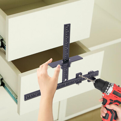 Template Tools Punch Locator Handle Drill Guide Cabinet Hardware Jig Adjustable