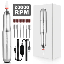 Electric Nail Drill Machine For Manicure Pedicure With Ceramic Nail Drill Bit Se