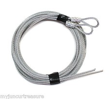 Pair of Lift Cables for Garage Door with Extension Springs - Select Door Height