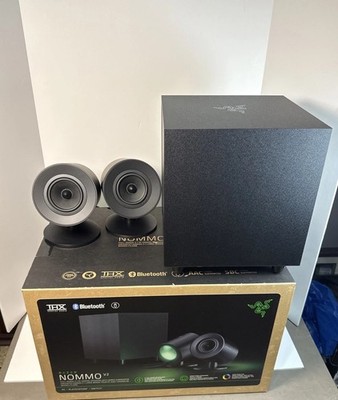 Razer Nommo V2 Wired - Full-Range 2.1 PC Gaming Speakers with Wired Subwoofer