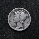 1916 Mercury Silver Dime (bb19316)