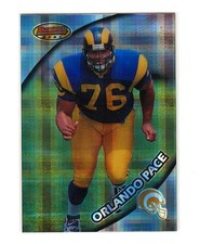 1997 Bowman's Best Orlando Pace Atomic Refractor Rookie Card RC SP #110