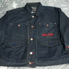 Vintage Industrial Denim Jacket No.0523 by Calkani L - Men Outerwear