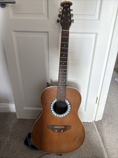 Encore Turtleback / Bowl-Back electro-acoustic guitar