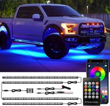 Underglow Kit for Car, Led Underglow Lights with App and Remote Control, 16 Mill