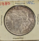 1880 US Morgan Silver Dollar $1 AU