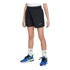 Nike Multi Big Kids' Dri-FIT 4" Woven Shorts Black/White