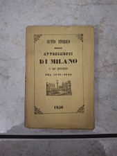 Sunto Storico Degli Avvenimenti di Milano e le sue Province nel 1858-1849 (1850)