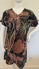 Brazilian Tropical Shift Dress Sustainable Recycled PET Fabric Size XXL Plus