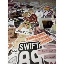Taylor Swift Sticker Pack Unisex OS Multicolor Mixed Eras 40 Count Lot