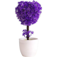 Artificial Camellia Silk Floral Arrangement in Pot for Tabletop Display