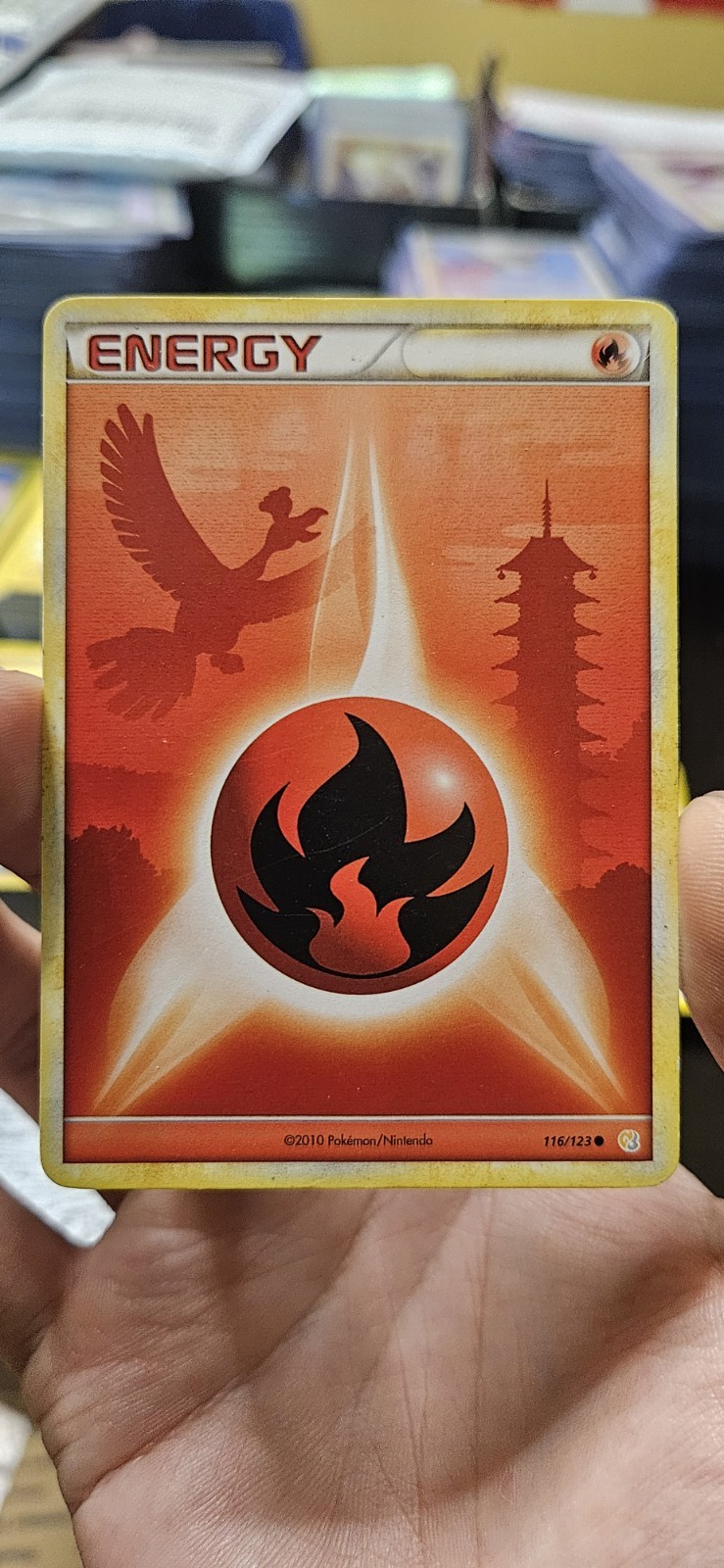 Fire Energy 116/123 Heartgold & Soulsilver Regular
