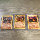 Pokémon TCG Team Rocket 1st Edition Dark Charizard, Charmeleon, Charmander Lot