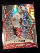 2025 Panini Phoenix Football Hyper Prizm Rookies - #221 Will Johnson (RC)