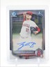 TYLER BREMNER 2025 BOWMAN CHROME DRAFT 1ST AUTOGRAPH ANGELS AUTO Q2754
