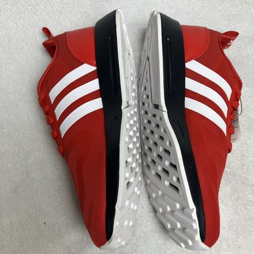 Adidas Multix J Vivid Rojo Negro Niños’ Tenis Con cordones Ligeros Gimnasio Zapatos - Imagen 3 de 11