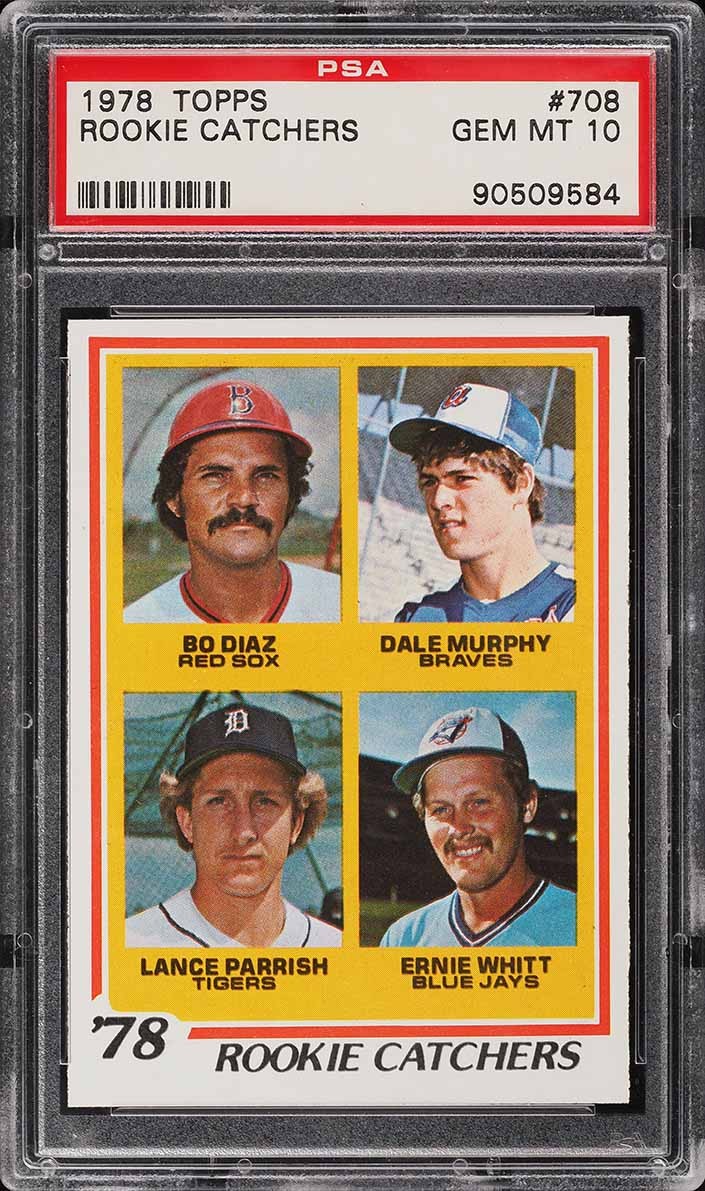 1978 Topps #708 Rookie Catchers PSA 10 GEM-MT 90509584