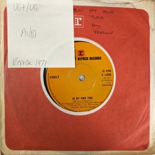 Family In My Own Time Vinyl Record 7" VG+/VG K14090 1971