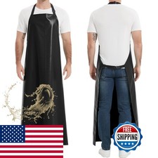 FunChaos Heavy Duty Extra Long Oil Chemical Resistant Thicker Rubber Aprons