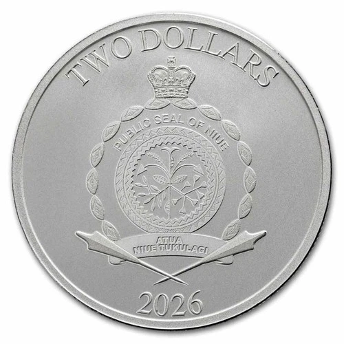 2026 Niue 1 oz Silver $2 Toy Story - Woody & Buzz BU (MD® Single)-Pre-Sale image 4