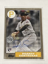 2022 TOPPS SERIES 2 1987 ROOKIE AUTO /50 #87BA-RCO - ROANSY CONTRERAS PIRATES
