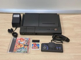 NEC PC Engine DUO Console PI-TG8 + Controller + AC Adapter Working No AV Cable