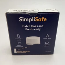 SimpliSafe Water Sensor Flood Leak Detector Alarm  - Brand New Sealed