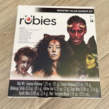 Rubies Monster Makeup Kit Halloween Costume Face Paint Vampire Witch Zombie NIP
