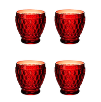 Villeroy & Boch Boston Coloured 4Er Set Shot Glas Rot 1173093650