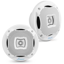 Lanzar 400 Watts 6.5'' 2-Way Marine Speakers White Color