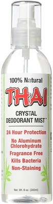 Thai Deodorant Stone Crystal Mist Natural Deodorant Spray, 8 Ounce