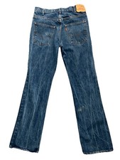 VTG 80s Levi's Orange Tab Jeans Mens 30X34 Straight Leg Dark Wash 20517 0217