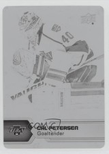2017-18 Upper Deck AHL Printing Plate Black 1/1 Cal Petersen #33 p3y