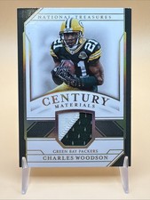 2018 National Treasures Century Materials Charles Woodson PWU Patch /10 Packers