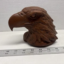 Red Mill Mfg USA American Eagle Head Bust Sculpture Handcrafted  Vintage 1990