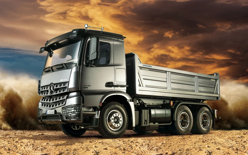 !! SALE !! Tamiya 300056357 RC Truck LKW MB Actros 3348 3 Achs Hinterkipper 1:14 - Bild 2 von 4