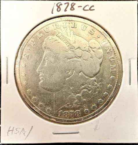 1878-CC Morgan Dollar, Damaged Good