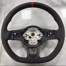 Volant Golf 7 GTI R R-Line – Alcantara, bleu/rouge, sans boutons