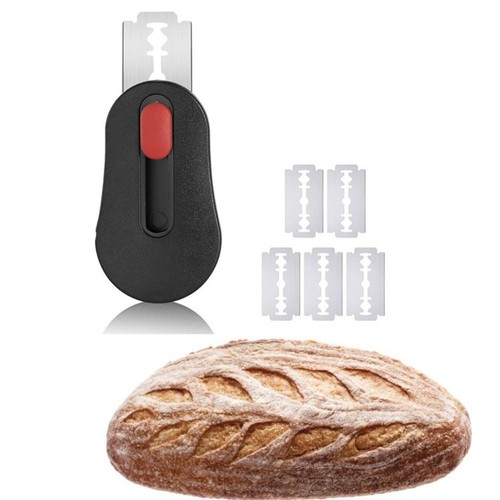 2 Set Retractable Blade Bread Dough Cutter Magnetic Sourdough Razor Pizza - Picture 6 of 12