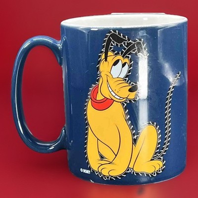 Disney Store Classic Pluto Coffee Mug Mug 16 Oz Oversized Hot Coco Tea Vintage