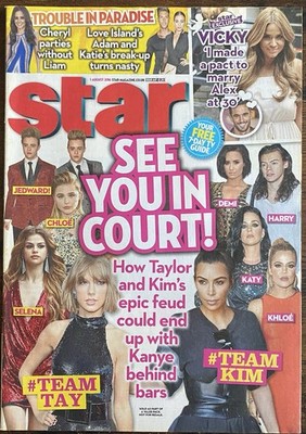 STAR MAGAZINE 1 August 2016 Issue 647 Taylor And Kim s Epic Feud