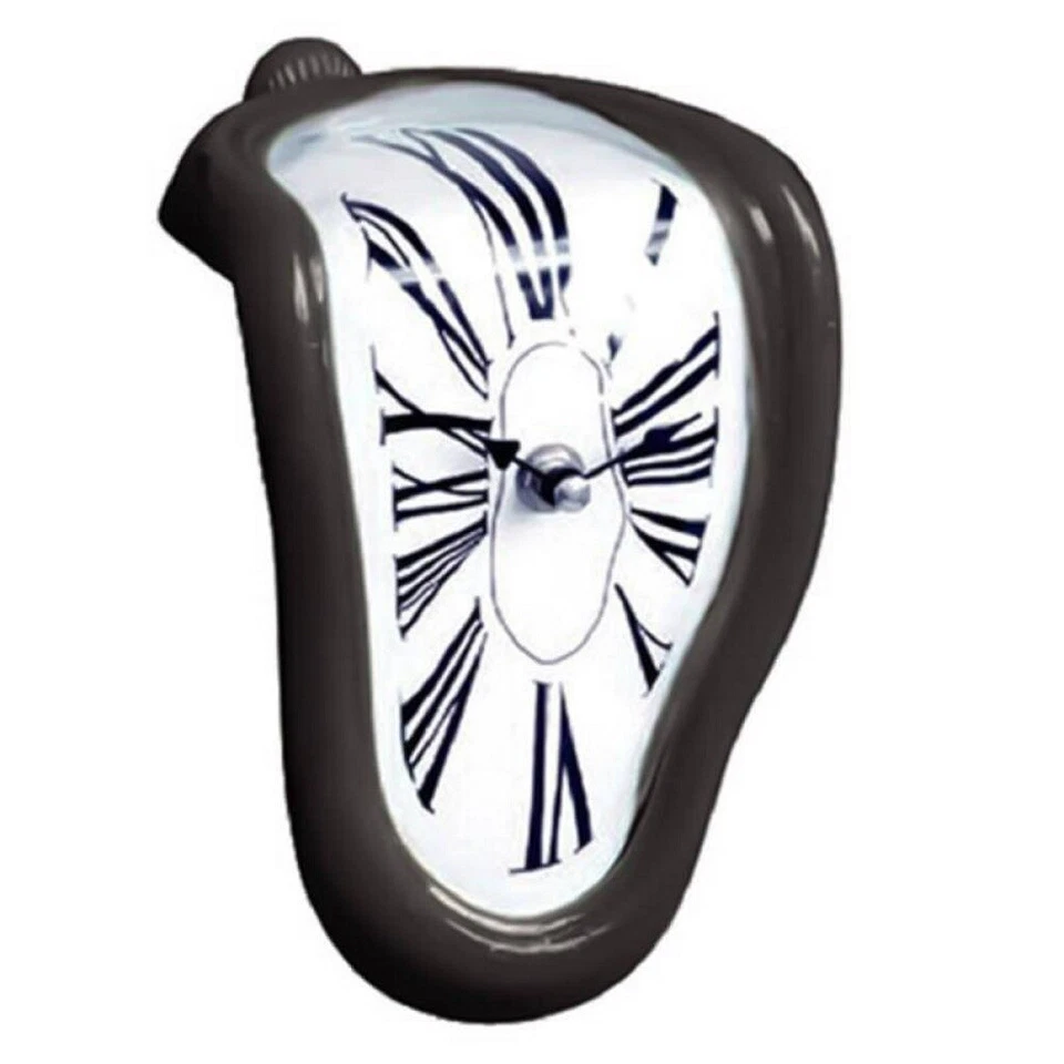 Melting Distorted Wall Clock Novel Surreal Surrealist Salvador Dali Home Decor - Image 4 of 4