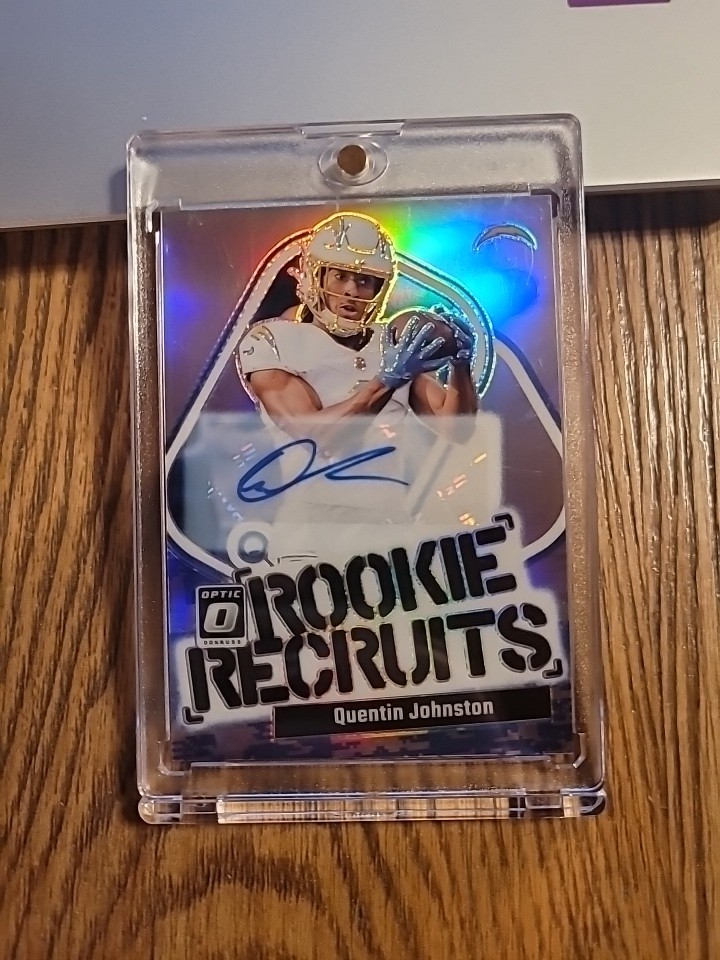2023 Panini Donruss Optic - Rookie Recruits Quentin Johnston #15 Autographs /99