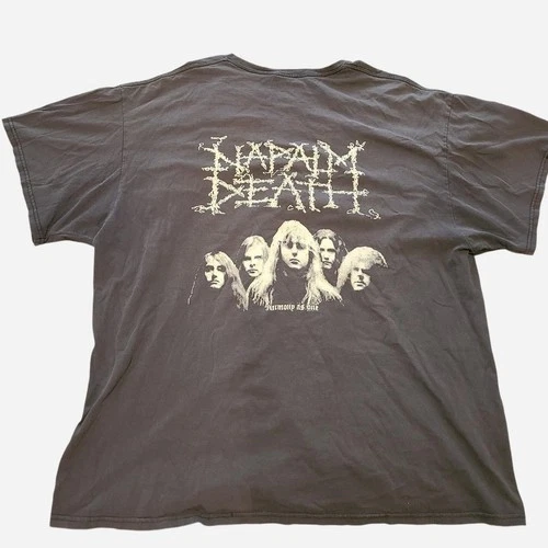 Napalm Death Utopia Banished Harmony As One Shirt XL Vintage vintage concert t-shirt, vintage, size XL, single stitch, B+ condition