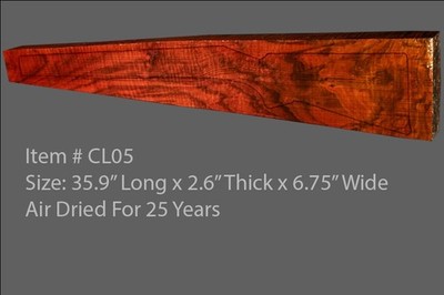 Claro walnut rifle gunstock blank, cl5