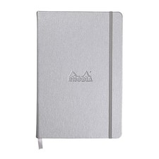 Rhodia Webnotebook, A5, Lined - Silver